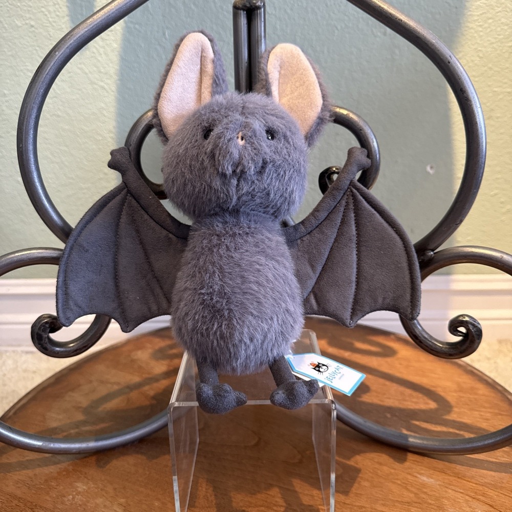 Jellycat Broox Bat Plush Toy - Halloween Spooky - NWT